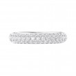 FlyerFit® 14K White Gold Eternity Wedding Band