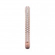 FlyerFit® 18K Pink Gold Eternity Wedding Band