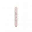 FlyerFit® 14K Pink Gold Eternity Wedding Band