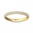 FlyerFit® 14K Yellow Gold Eternity Wedding Band
