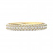 FlyerFit® 18K Yellow Gold Eternity Wedding Band