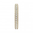 FlyerFit® 18K Yellow Gold Eternity Wedding Band