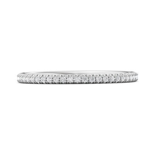 FlyerFit&reg; Platinum Eternity Wedding Band