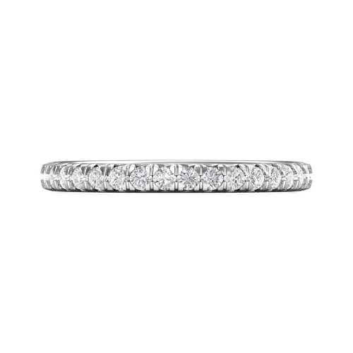 FlyerFit&reg; Platinum Eternity Wedding Band