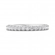 FlyerFit® Platinum Eternity Wedding Band