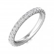 FlyerFit® Platinum Eternity Wedding Band