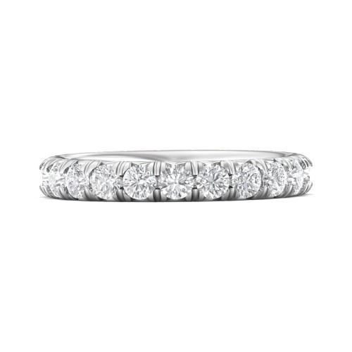 FlyerFit&reg; Platinum Eternity Wedding Band