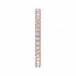 FlyerFit® 14K Pink Gold Eternity Wedding Band