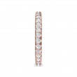 FlyerFit® 14K Pink Gold Eternity Wedding Band