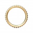 FlyerFit® 14K Yellow Gold Eternity Wedding Band
