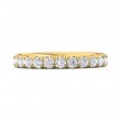 FlyerFit® 14K Yellow Gold Eternity Wedding Band