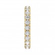 FlyerFit® 14K Yellow Gold Eternity Wedding Band