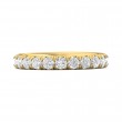 FlyerFit® 14K Yellow Gold Eternity Wedding Band