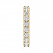 FlyerFit® 14K Yellow Gold Eternity Wedding Band
