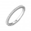 FlyerFit® Platinum Vintage Wedding Band