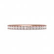 FlyerFit® 18K Pink Gold Vintage Wedding Band