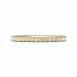 FlyerFit® 18K Yellow Gold Vintage Wedding Band
