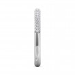 FlyerFit® 18K White Gold Micropave Wedding Band