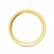 FlyerFit® 18K Yellow Gold Micropave Bead Set Wedding Band