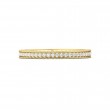 FlyerFit® 18K Yellow Gold Micropave Bead Set Wedding Band