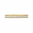 FlyerFit® 14K Yellow Gold Micropave Bead Set Wedding Band