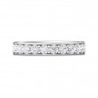 FlyerFit® Platinum Micropave Bead Set Wedding Band