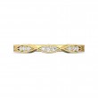 FlyerFit® 18K Yellow Gold Vintage Wedding Band