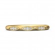 FlyerFit® 14K Yellow Gold Micropave Bead Set Wedding Band