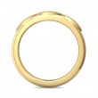 FlyerFit® 14K Yellow Gold Micropave Bead Set Wedding Band