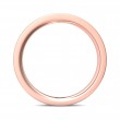 FlyerFit® 18K Pink Gold Micropave Bead Set Wedding Band