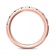 FlyerFit® 18K Pink Gold Stackers Wedding Band