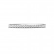 FlyerFit® 18K White Gold Vintage Wedding Band