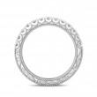 FlyerFit® 14K White Gold Vintage Wedding Band