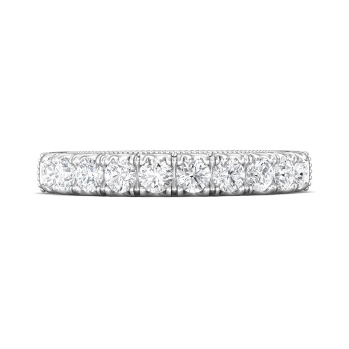 FlyerFit&reg; Platinum Vintage Wedding Band