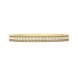 FlyerFit® 14K Yellow Gold Micropave Bead Set Wedding Band
