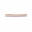 FlyerFit® 18K Pink Gold Vintage Wedding Band