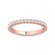 FlyerFit® 14K Pink Gold Vintage Wedding Band