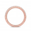 FlyerFit® 14K Pink Gold Vintage Wedding Band