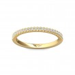 FlyerFit® 18K Yellow Gold Vintage Wedding Band