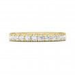 FlyerFit® 18K Yellow Gold Vintage Wedding Band
