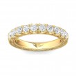 FlyerFit® 14K Yellow Gold Vintage Wedding Band