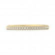 FlyerFit® 14K Yellow Gold Micropave Wedding Band