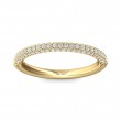 FlyerFit® 14K Yellow Gold Micropave Wedding Band