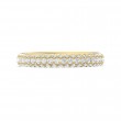 FlyerFit® 18K Yellow Gold Micropave Wedding Band