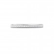 FlyerFit® Platinum Micropave Cut Down Wedding Band