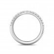 FlyerFit® 14K White Gold Micropave Wedding Band