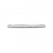 FlyerFit® Platinum Micropave Cutdown Wedding Band