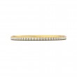 FlyerFit® 18K Yellow Gold Micropave Cutdown Wedding Band
