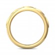 FlyerFit® 14K Yellow Gold Micropave Bead Set Wedding Band