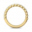 FlyerFit® 18K Yellow Gold Shared Prong Wedding Band